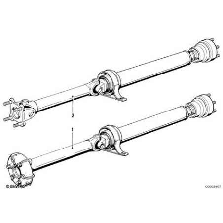 Arbre de transmission de bv automatique