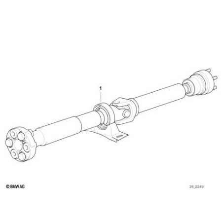 Arbre de transmission boite 5 vitesses