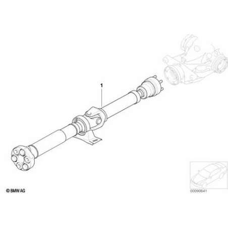 Arbre de transmission de bv automatique