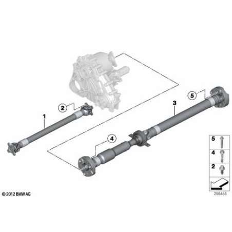 Arbre de transmission de bv manuelle