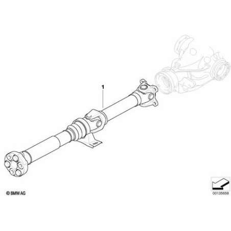 Arbre de transmission de bv automatique