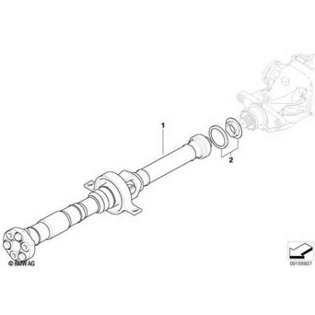 Arbre de transmission de bv automatique