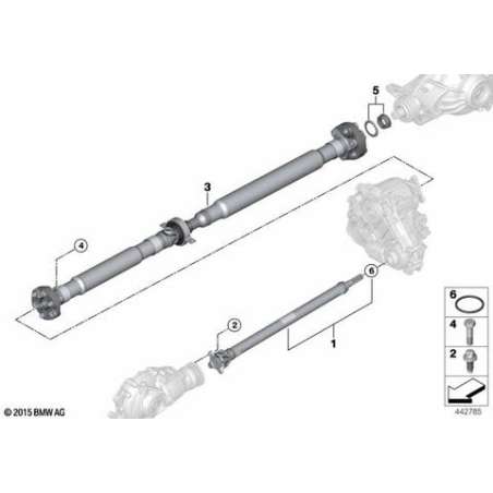 Arbre de transmission arriere