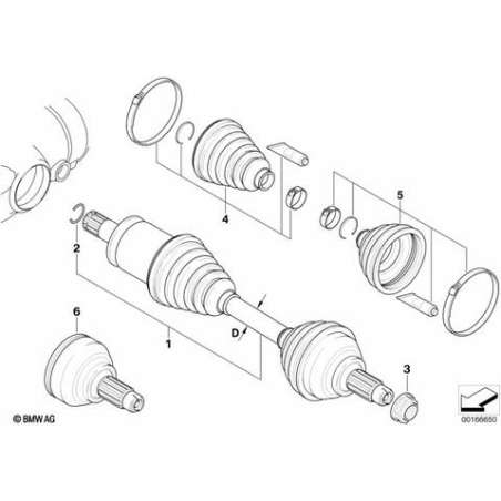 Joint homocinétique extérieur