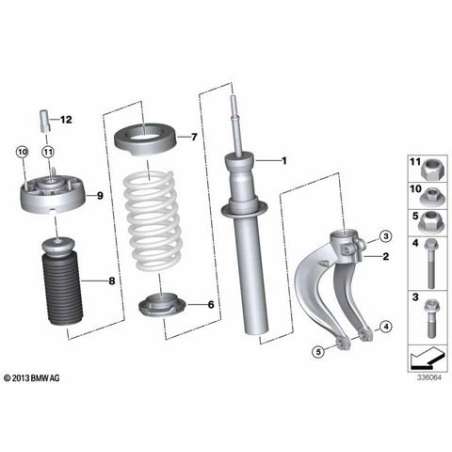 Jambe de suspension avant
