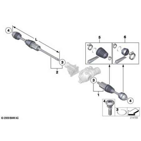 Necessaire reparation soufflet exterieur