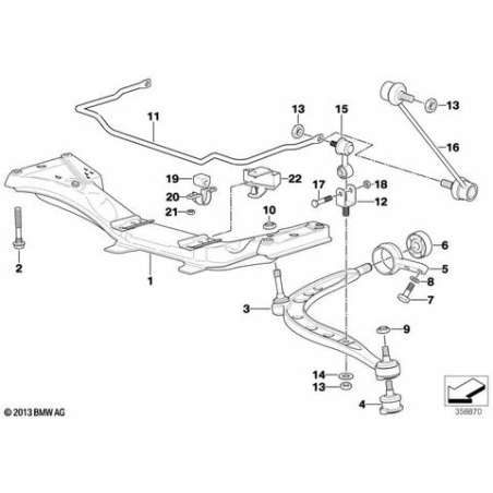 Silentbloc de barre stabilisatrice