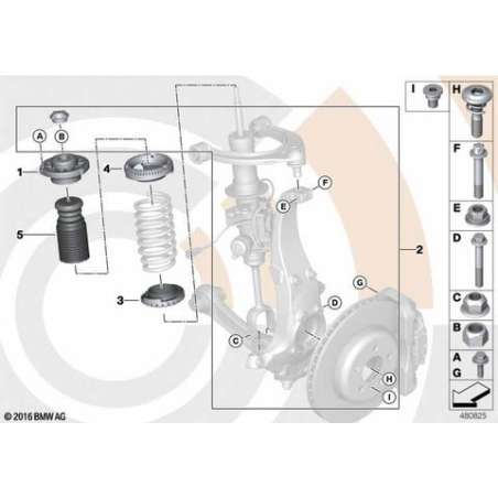 Kit de montage palier-support