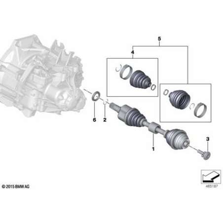 Necessaire reparation soufflet interieur