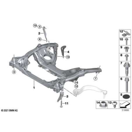 biellette support moteur droit