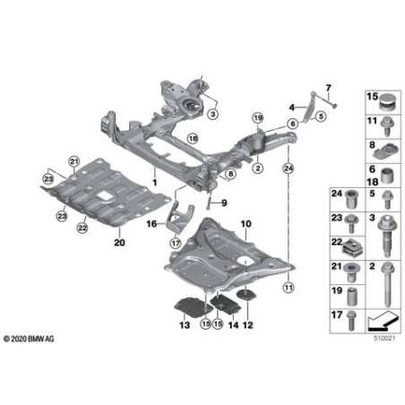 biellette support moteur droit