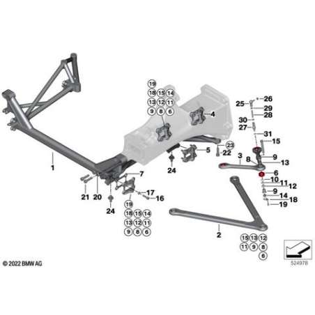 Bras de suspension transversal supérieur