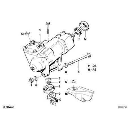 Pochette de joints direction hydraulique
