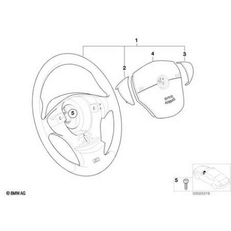 Volant sport M cuir avec airbag