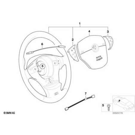 Volant sport M cuir avec airbag