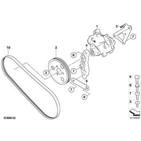 ES REMAN pompe de direction assistée