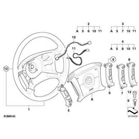 Module d'airbag conducteur