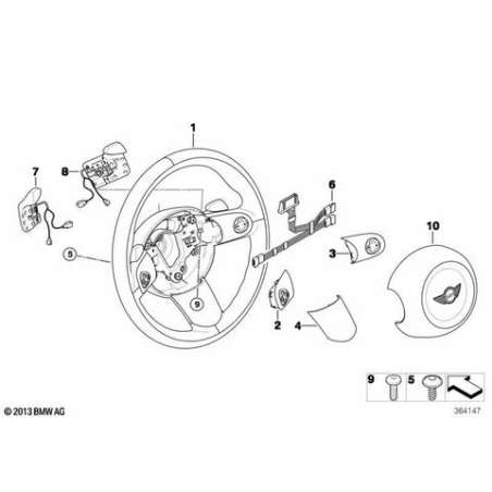 Volant sport airbag cuir Steptronic MFL