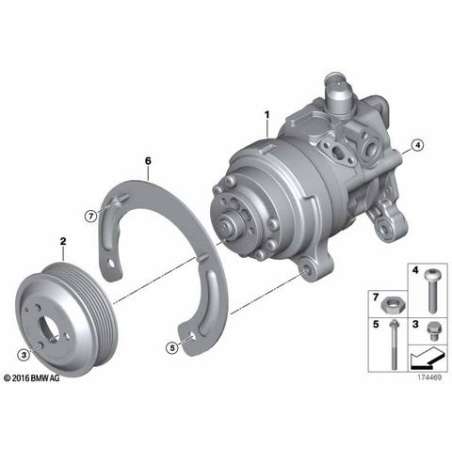 Pompe de servo-direction
