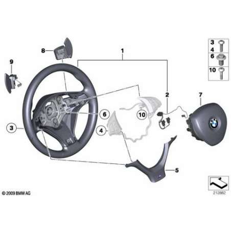 Volant sport M cuir avec airbag