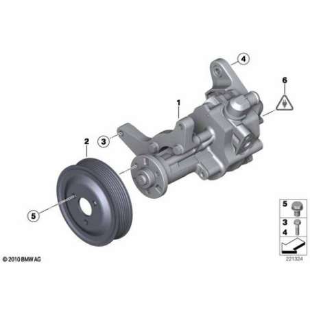 Pompe de servo-direction