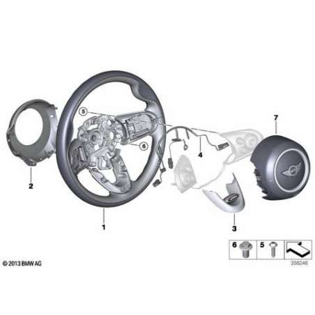 Ecran p volant sport, inférieur