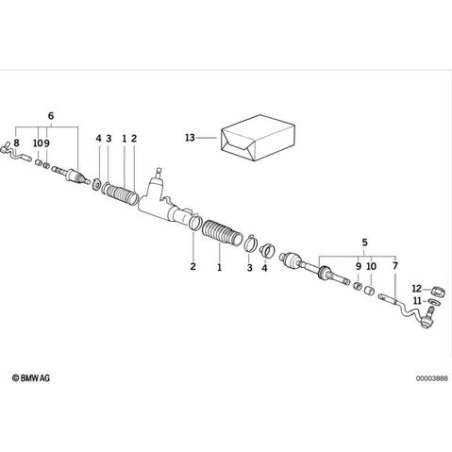 Articulation a rotule droit