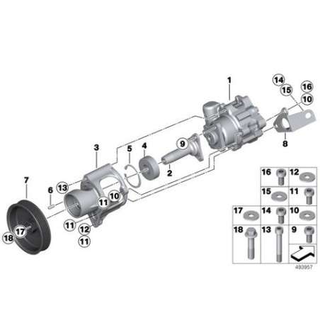 Pompe de servo-direction