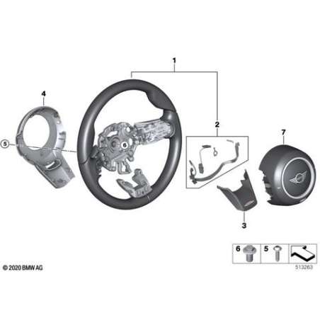 Ecran p volant sport, inférieur