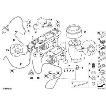 Conduite suspension pneumatique ARG