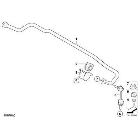 Silentbloc de barre stabilisatrice