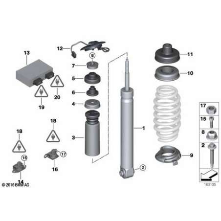 Câble adaptateur EDC côté gauche