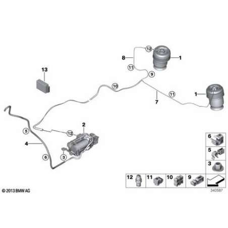 Conduite suspension pneumatique ARG