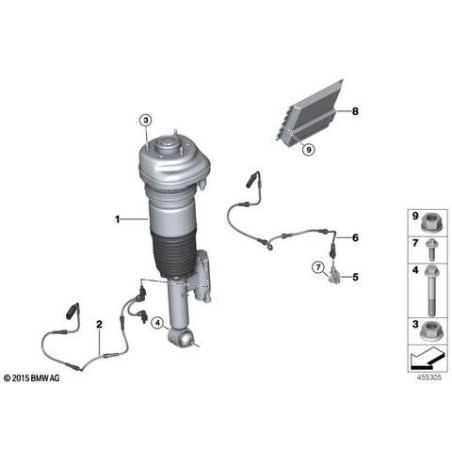 Câble adaptateur VDC côté gauche