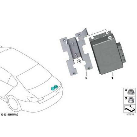 Support boîtier électronique gHAS