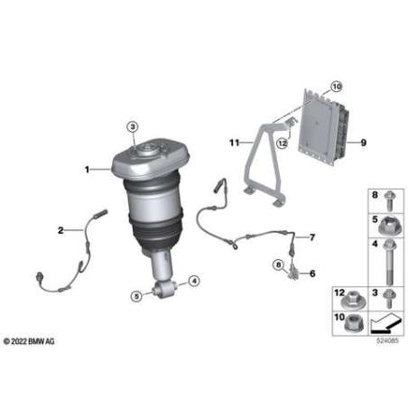 Câble adaptateur EDC essieu arrière