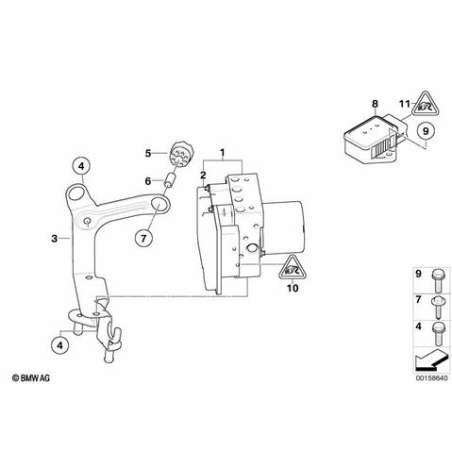 Support agregat hydraulique