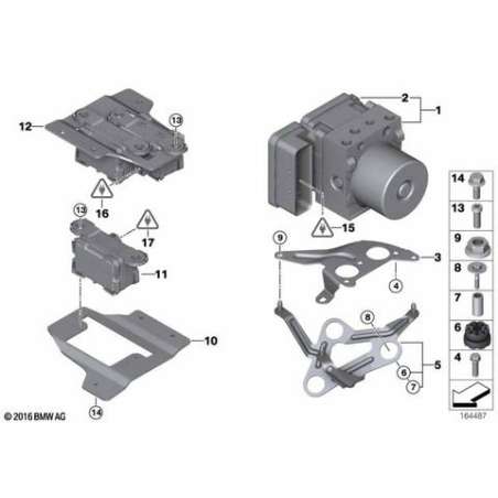 Support agregat hydraulique