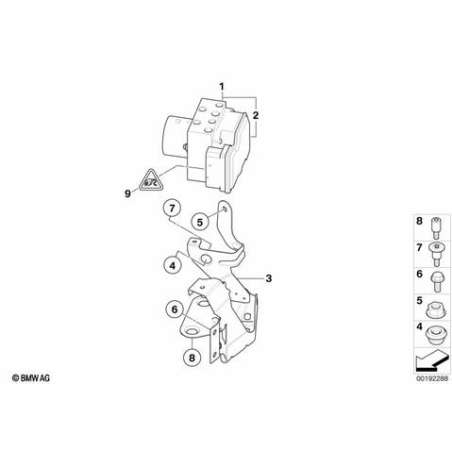 Groupe hydraulique ABS