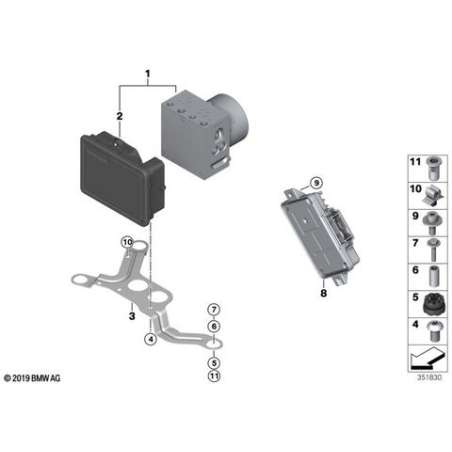 Support agregat hydraulique