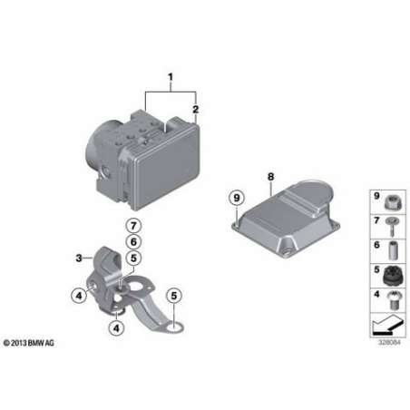 Support agregat hydraulique