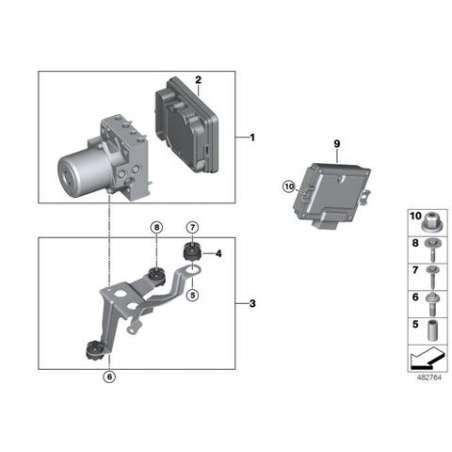 Support agregat hydraulique