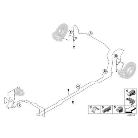 Flexible de frein AR