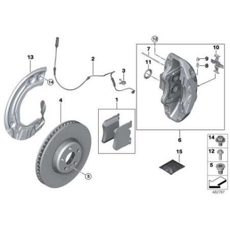 Disque de frein struct.allégée aéré dr.