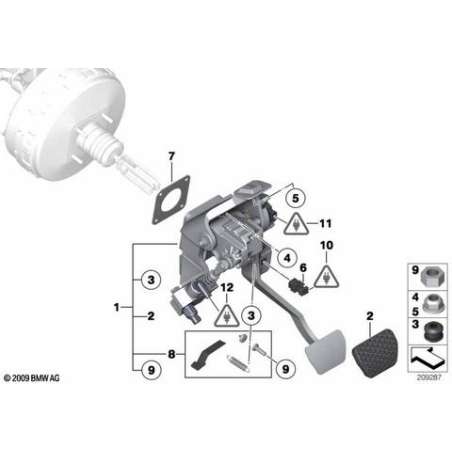 Kit de réparation pédalier