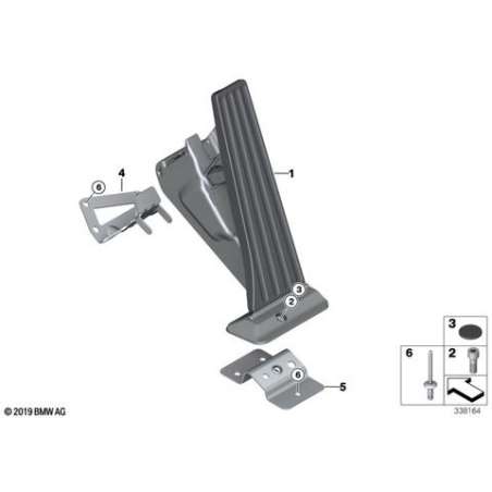Support supérieur module d'accélérateur