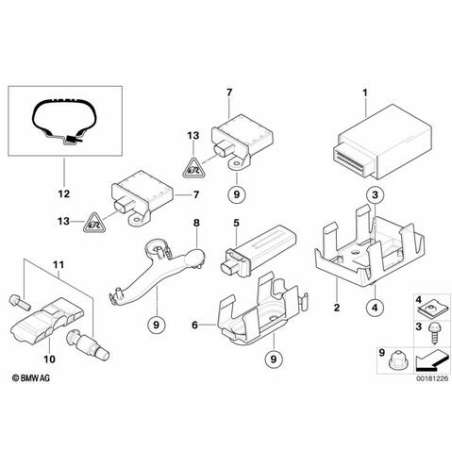 Support de boîtier de commande RDC