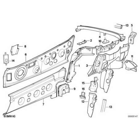 Revetement lateral droit