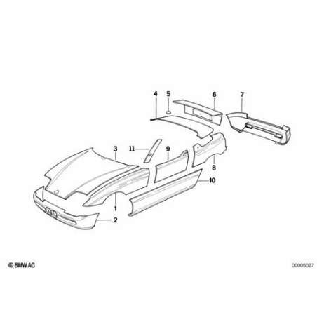 Revetement lateral droit