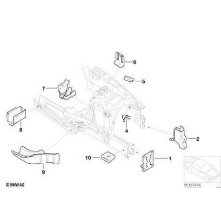 Logement de traverse gauche
